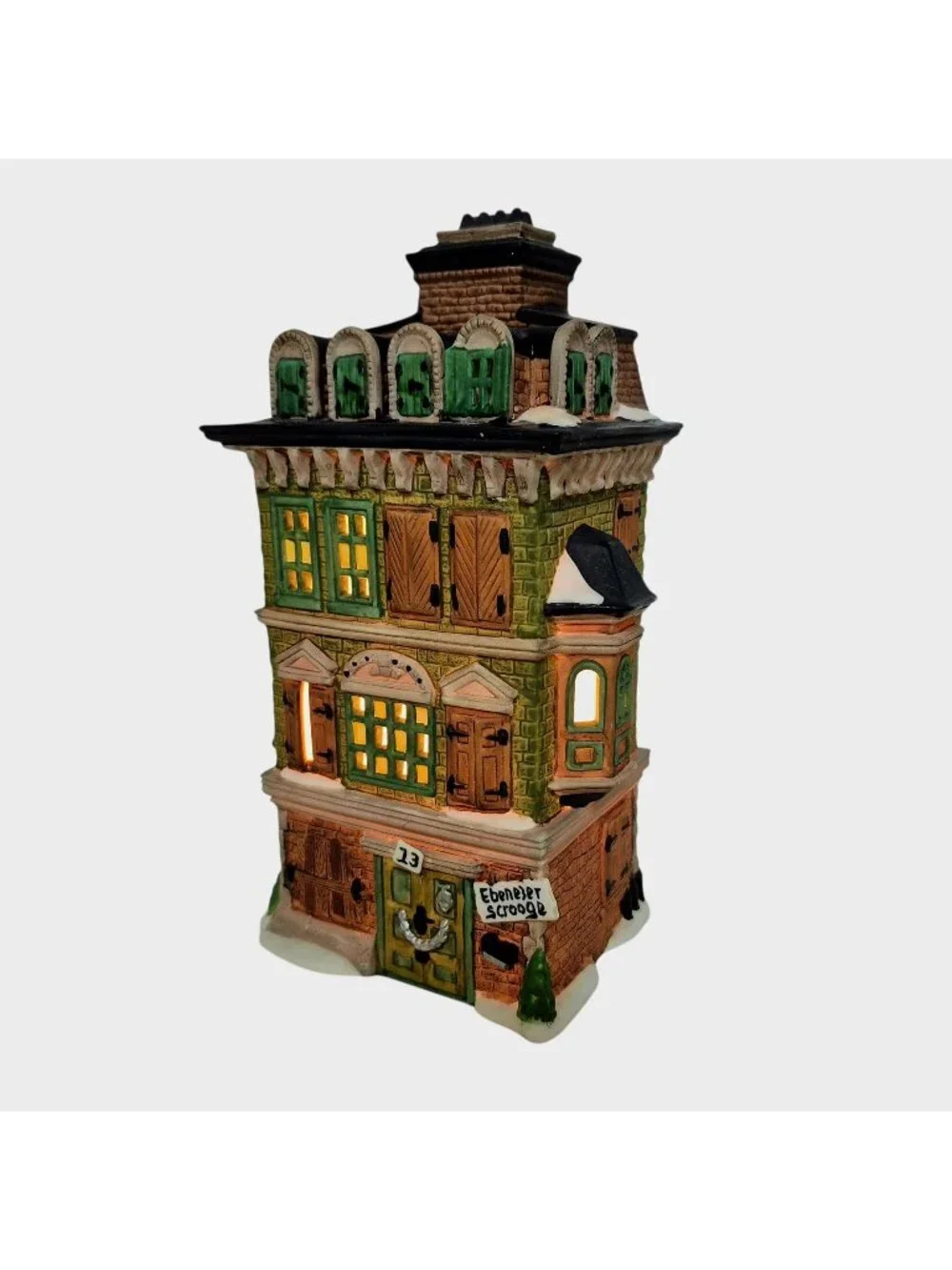 Department 56 Flat Of Ebenezer Scrooge 55875 Heritage Dickens Village 1989